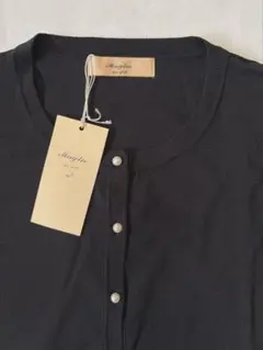 【新品】Maglie par ef-deレース切替カーディガン黒9号