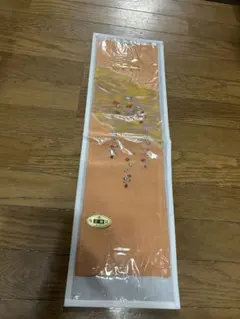 未使用　正絹　半襟　半衿　オレンジ系