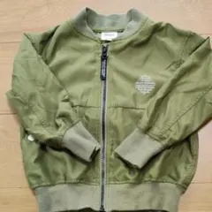 BREEZE キッズ MA-1 ジャケット カーキ 110cm