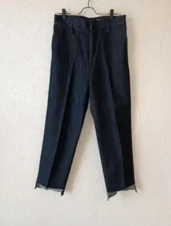 OZOC　オゾック　インディゴ デニムパンツ カットオフ　40のサムネイル