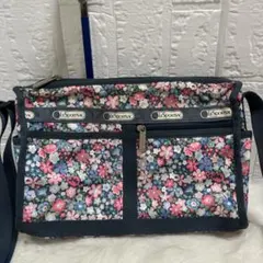 レスポートサック　ショルダーバッグ デラックスエブリデイ　フローリックブルー