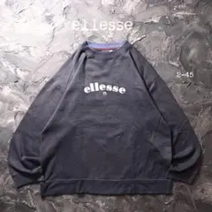 90’s ellesse トレーナー スウェット　企業ロゴ　刺繍のサムネイル