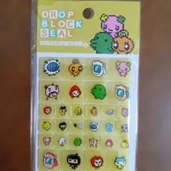 【正規品】　たまごっち　ドロップブロックシール　黄色　カミオジャパン