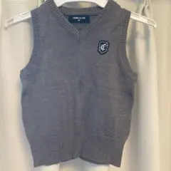 COMME CA ISM グレー ノースリーブベスト 90