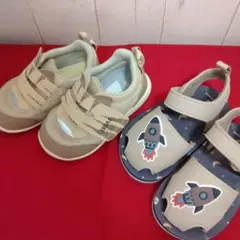 イフミー　IFME 猫　スニーカー14cm サンダル14cm