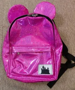 ディズニー ミッキー 耳付き ラメ リュック ピンク 女の子 Disneyのサムネイル