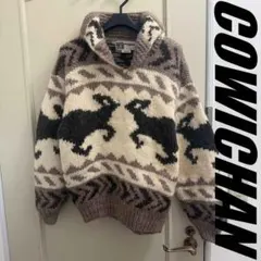 珍しいプルオーバー！セブンアイランズ/ノルディック柄カウチンニットセーターウール