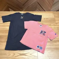 ラッセル　アスレティック　プーマ　キッズ　半袖　Tシャツ　100 110 セットのサムネイル