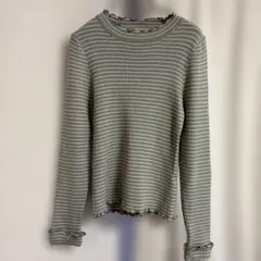 アクシーズファム ハイネック リブプルオーバー