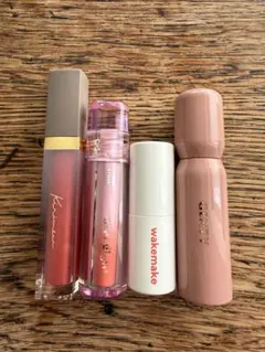 韓国コスメ リップ4本セット ETUDE wakemake リリミュウ 美品