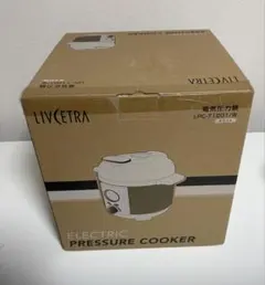 【新品未使用】LIVCETRA電気圧力鍋1.2L LPC-T1201/Wホワイトのサムネイル