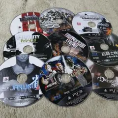 中古PS3ゲームディスク　17枚セット　ディスクのみ