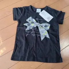 ★新品タグ付き★ SLAP SLIPのリボンプリント Tシャツ 100★