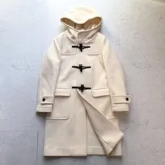 MACPHEE マカフィー ダッフルコート 36 S アイボリー