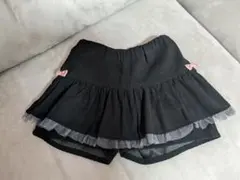 プティマイン キュロットスカート 短パンパンツ スカパン100cm