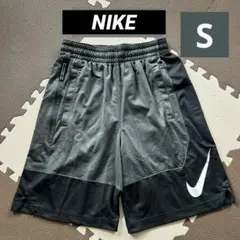 《NIKE》DRY FIT メンズ S ハーフパンツ 黒 グレー ドライフィット