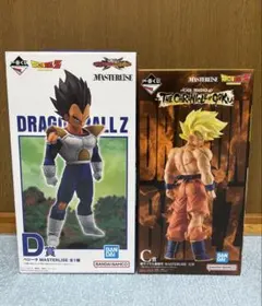 一番くじドラゴンボール超サイヤ人孫悟空3、ベジータフィギュア大量