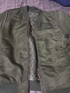 MA-1ジャケット オリーブグリーン キルティング FTC