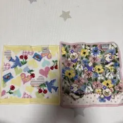 フェイラーカラフルハンカチ2枚セット