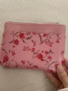 マーキュリーデュオ 花柄ピンクポーチ 小物入れ