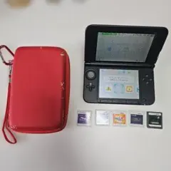 ニンテンドー3DS LL レッド 本体とゲームカード5枚