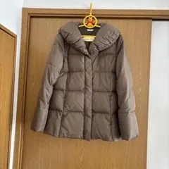 レディース ダウンジャケット カーキ Lサイズ