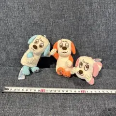 NHKいないいないばあっ！　ワンワンのマスコット　〜カラフル〜　3点セット
