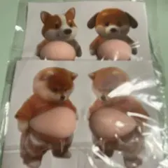 柴犬お腹ぷにぷにシール　スクイーズ
