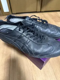 【日本製】オニツカタイガー メキシコ66 DELUXE 28.5cm ブラック