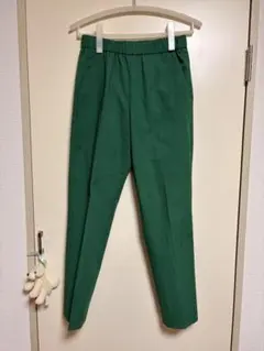ドレステリア　グリーン　スラックス　パンツ