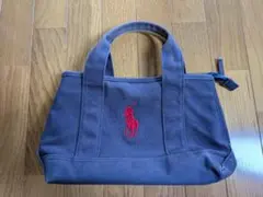 Ralph Lauren ミニトートバッグ ネイビーのサムネイル
