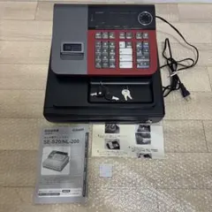良品 カシオ　電子レジスター　NL−200 ＲＤ 赤のサムネイル