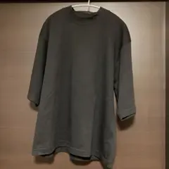 ユニクロU エアリズムコットンモックネックオーバーサイズTシャツ