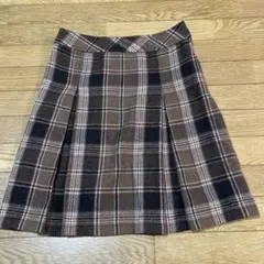 AS KNOW AS DE BASE チェック柄 プリーツスカートのサムネイル
