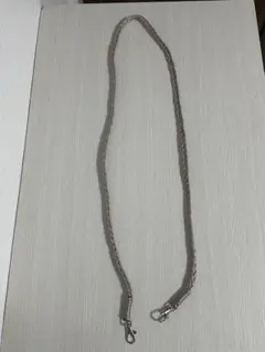 ハンドメイド パラコード スマホショルダー ストラップ（シルバーグレー）130㎝