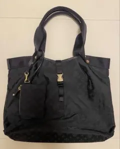 美品☆Russet トートバッグ ポーチ付き ブラックのサムネイル