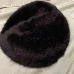黒いポリエステル ベレー帽 57.5