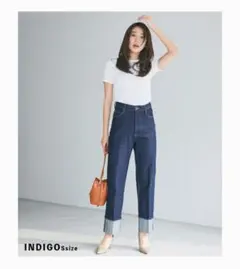 ロールアップデニム