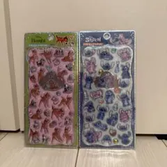【正規品】ディズニープチドロップステッカー　２枚セット