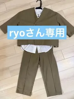 rizière フォーマルスーツ 100cm キャメルブラウン　1回着用