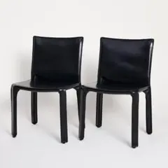 【2脚セット】Cassina 412 CAB　カッシーナ キャブチェアのサムネイル