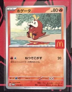 ポケモンカード　マック　コラボ　ホゲータ