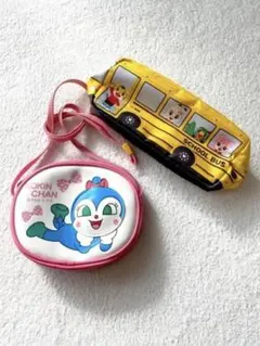 【ちえみ様専用】コキンちゃん、ペンケース　しまじろうポーチ　アンパンマン