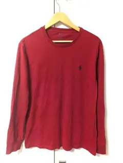 Polo Ralph Lauren M レッド 長袖カットソー