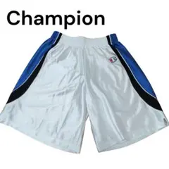 Champion バスケットボールショーツ ホワイト ブルー 白 青 Mのサムネイル
