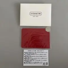 COACH 手鏡 ミラー レッド