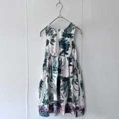 SERAPH キッズ ノースリーブ ワンピース ボタニカルのサムネイル
