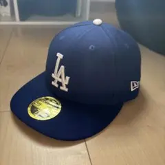 New Era 59FIFTY ロサンゼルス・ドジャース キャップ ネイビー 青