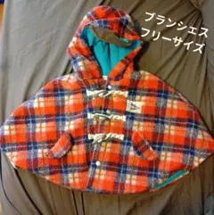 BRANSHES ポンチョ　フード付き