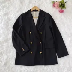 ミラオーウェン　 金釦オーバーダブルブレストブレザー　ジャケット